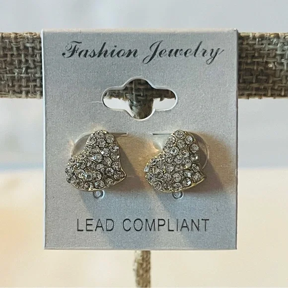 Crystal Avenue Pink Glitter Button Earrings + 4 more Mixed Sets #1028 - Picture 6 of 7